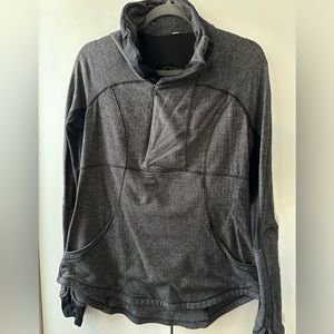Lululemon Herringbone Quarter Zip Pull-over